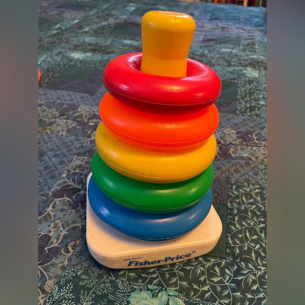 Fisher Price Vintage Rock-A Stack Toy